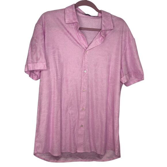 Gionfriddo Button Up Shirt Men's Size XL Pink Cotton Lightweight Summer - Picture 1 of 7